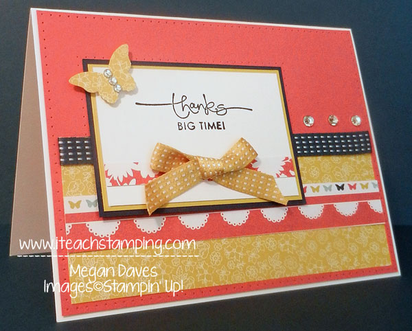 patio party with a word for you from stampin up