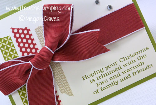 christmas messages meets season of style stampin up