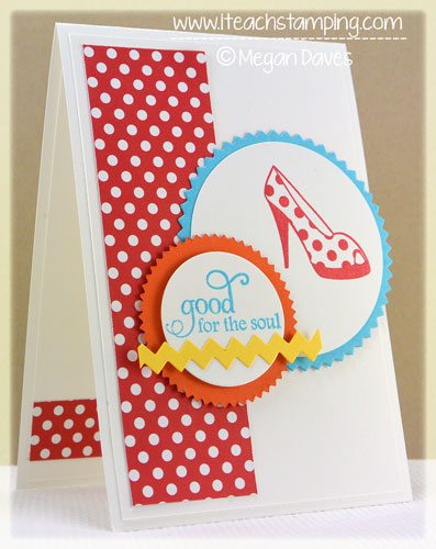 Using Starburst Framelits for a Simple Greeting Card Idea