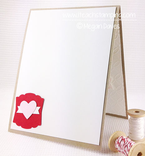 DIY Card Making:  How to Make a Valentine's Day Card