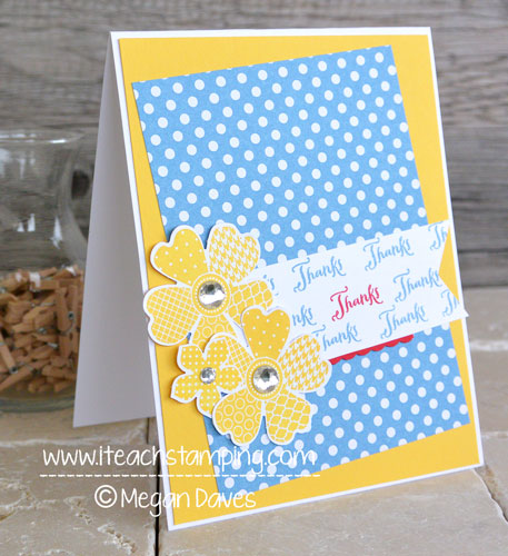 DIY Card Making - Making Your Own Thank You Cards With Stampin' Up! Stamps