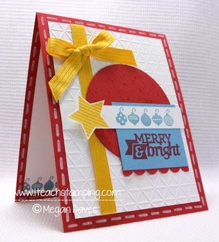 Christmas Card Idea - Christmas Bliss From Stampin' Up!