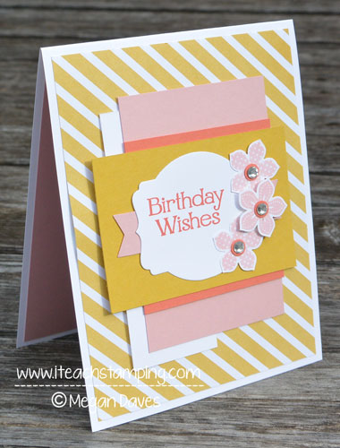 DIY Card Making:  Making a Birthday Card Using Stampin' Up! Supplies
