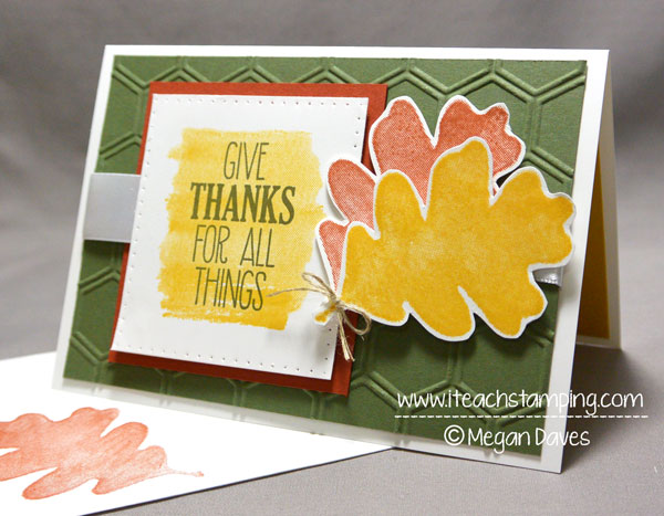 The Friday Flip - Using For All Things Stamp Set from Stampin' Up!
