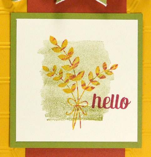 Friday Flip:  Using For All Things from Stampin' Up! - Fall Card Idea