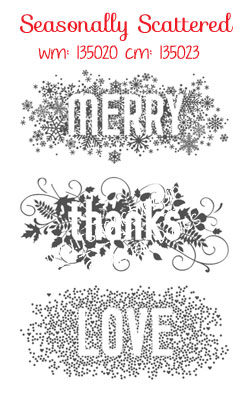 seasonally scattered stampin up