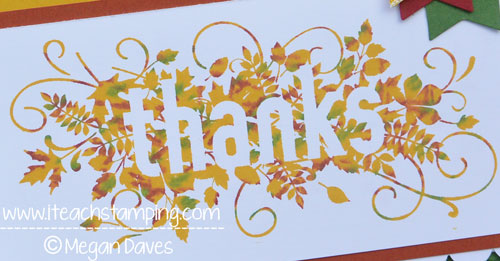 how to make a handmade thank you card, seasonally scattered, paper crafts ideas, stampin up