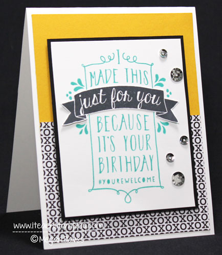Design Your Own Birthday Card Using Balloon Bash (Stampin' Up!)