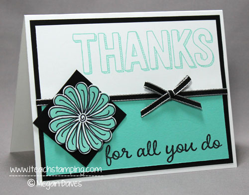 Creating Doodle Flowers with Stampin' Up Stamps