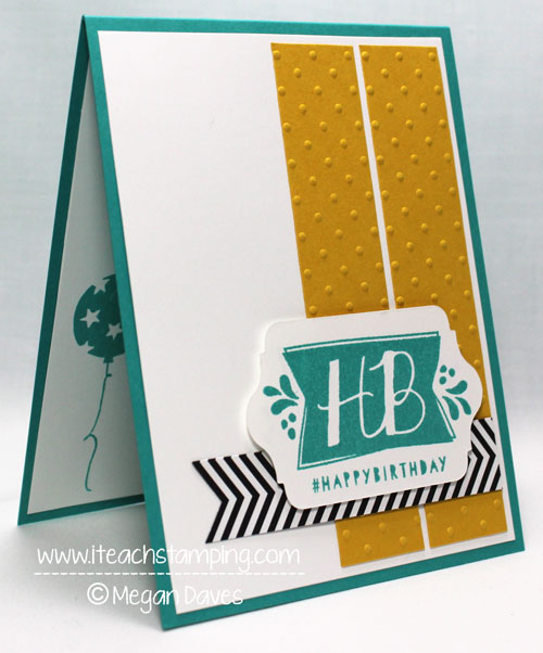 CAS {Clean And Simple} Birthday Card Idea