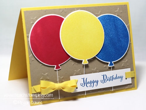 Super Simple Happy Birthday Balloon Card